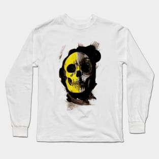 Yellow Skull Long Sleeve T-Shirt